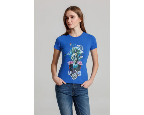 Футболка женская Beauty Sleep, ярко-синяя (royal)