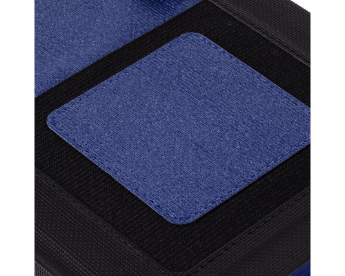 Ежедневник Mobile, недатированный, черный с синим