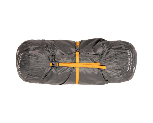 Палатка трекинговая Maxfield 4, серая с оранжевым