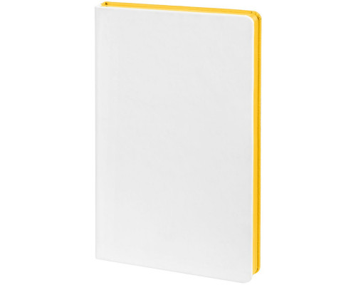 Ежедневник Duplex, недатированный, белый с желтым