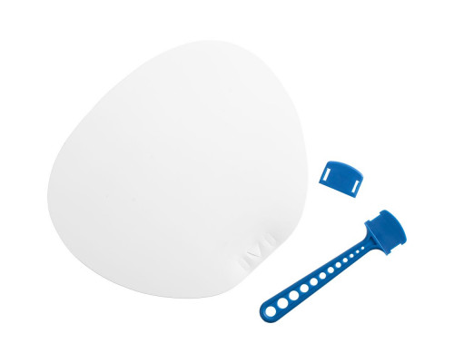 Веер Opahalo с синей ручкой