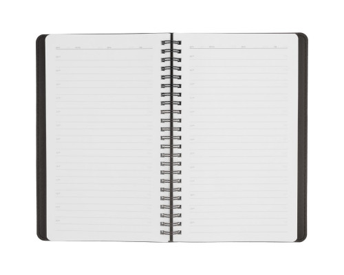 Ежедневник Scroll, недатированный, темно-серый