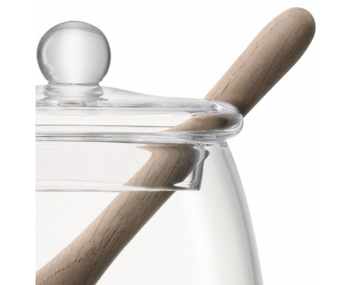 Банка для меда с деревянной ложкой Serve