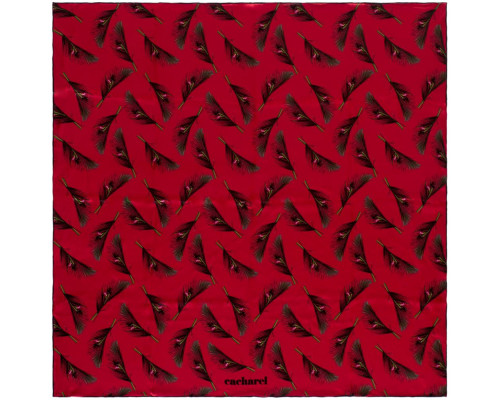 Набор Cacharel: кошелек и платок, голубой с красным