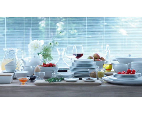 Набор глубоких тарелок Dine, белый