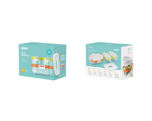 Набор из 3 контейнеров Neat Stack и охлаждающего блока