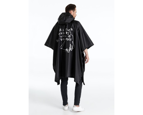 Дождевик-пончо The Galaxy, черный