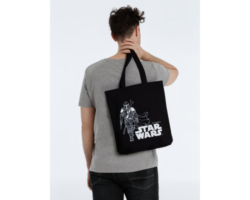 Холщовая сумка Mandalorian, черная