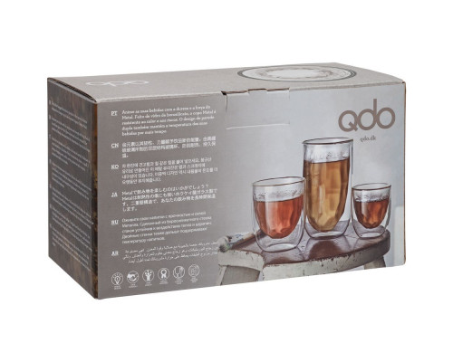 Набор малых стаканов Elements Metal