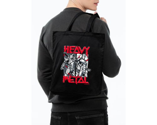 Холщовая сумка Heavy Metal, черная