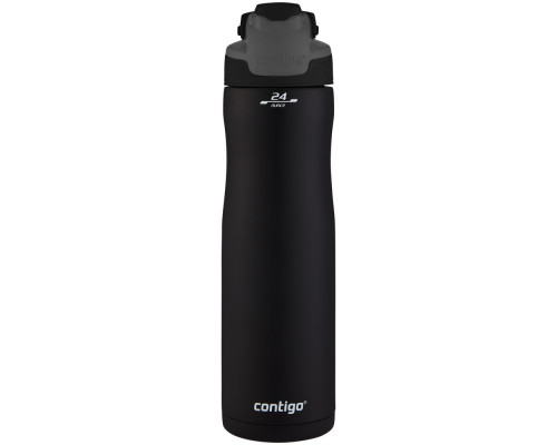 Термобутылка Autoseal Chill, вакуумная, черная