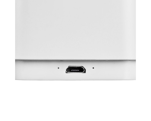 Беспроводная колонка с подсветкой логотипа Glim, белая