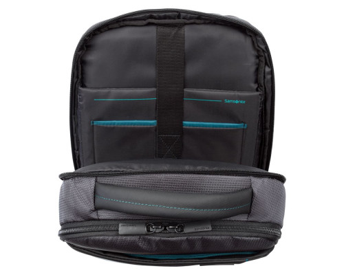 Рюкзак для ноутбука Qibyte Laptop Backpack, темно-серый с черными вставками