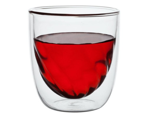 Стакан с двойными стенками Eclipse, с рельефным рисунком