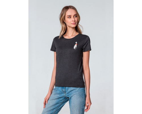 Футболка женская Ghost of Love, черная