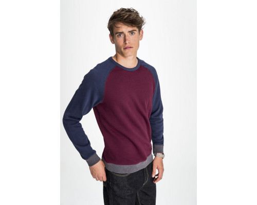 Толстовка унисекс Sandro, светло-серый меланж с темным меланжем