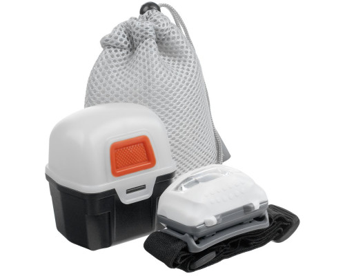 Многофункциональный светодиодный фонарь Klar, серый