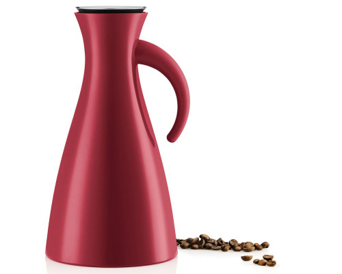 Термокувшин Vacuum, высокий, глянцевый красный