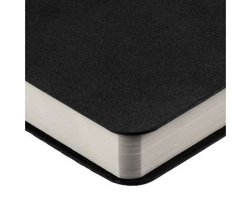 Ежедневник Nubuk, недатированный, черный