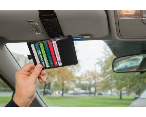 Органайзер Destinator на солнцезащитный козырек, черный