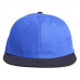 Бейсболка Unit Heat с прямым козырьком, двухцветная, ярко-синяя с черным