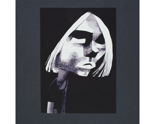 Футболка «Меламед. Kurt Cobain», темно-серая