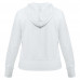 Толстовка женская Hooded Full Zip белая