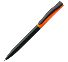 Ручка шариковая Pin Special, черно-оранжевая