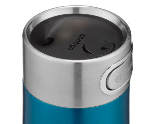 Термостакан Luxe, вакуумный, герметичный, бирюзовый (морская волна)