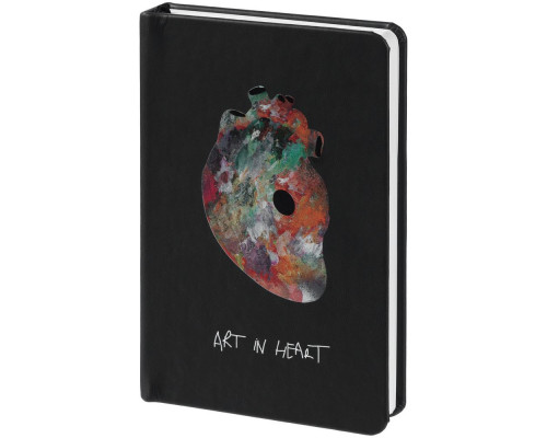Блокнот Art In Heart, черный