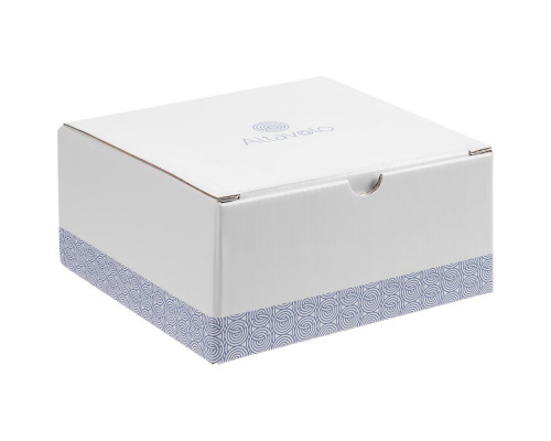 Чайная пара Diamante Bianco, белая