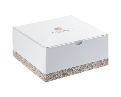 Чайная пара Diamante Bianco, белая