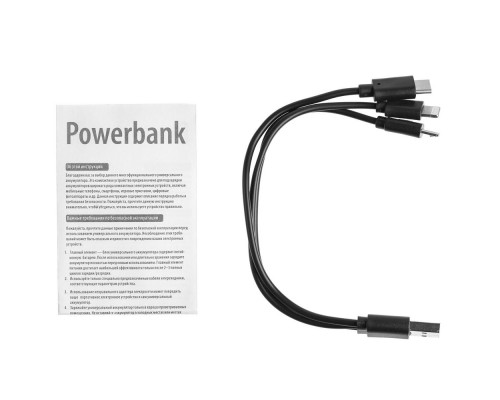 Внешний аккумулятор Uniscend Full Feel 10000 мАч, черный