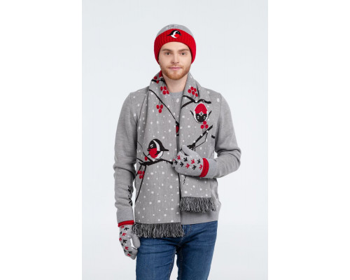 Шарф Birds and Berries