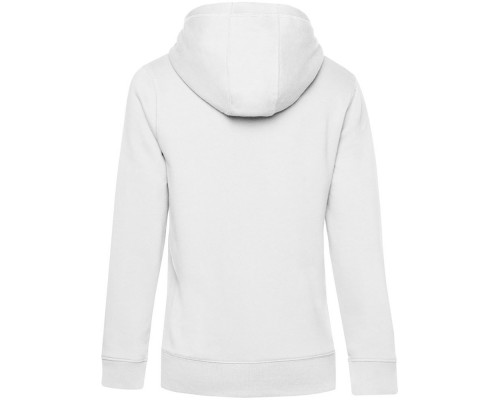 Толстовка с капюшоном на молнии женская Queen, белая