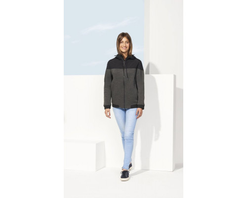 Куртка унисекс Voltage, черный меланж с черным