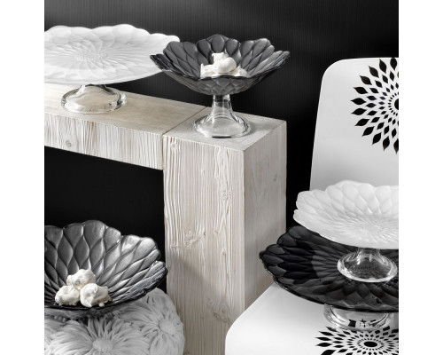 Блюдо-поднос Black Lotus, черное