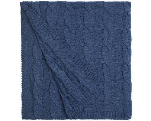 Плед Stille, синий меланж