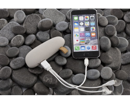 Внешний аккумулятор Pebble 2600 мАч, светло-серый