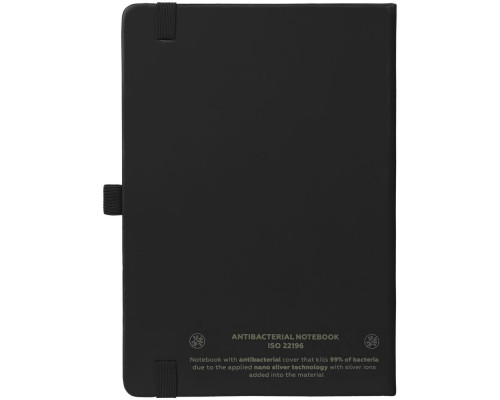 Блокнот Buffer с антибактериальным покрытием, черный