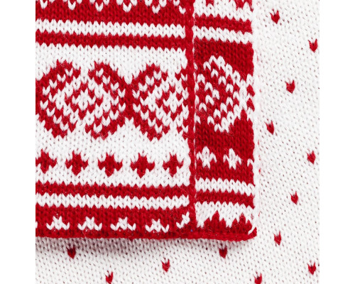 Шарф Lambient, красный с белым