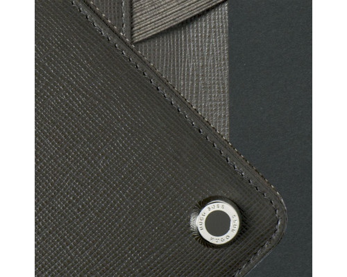 Набор Hugo Boss: органайзер с блокнотом и ручка, серый