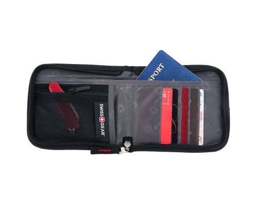 Кошелек на шею Swissgear, черный