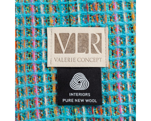 Плед Brera Waffle Turchese, голубой