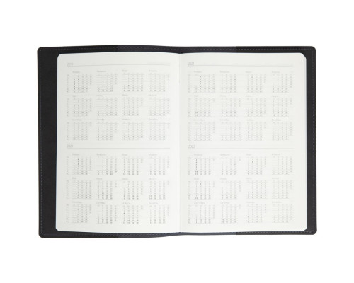 Ежедневник Reversible в суперобложке, недатированный, черный с серым