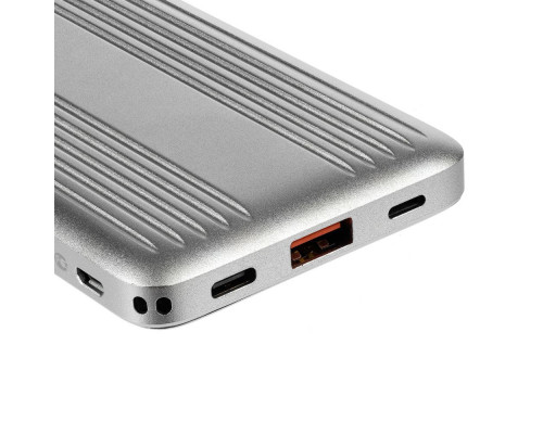 Аккумулятор Hard Ridge, 10000 мАч, серебристый