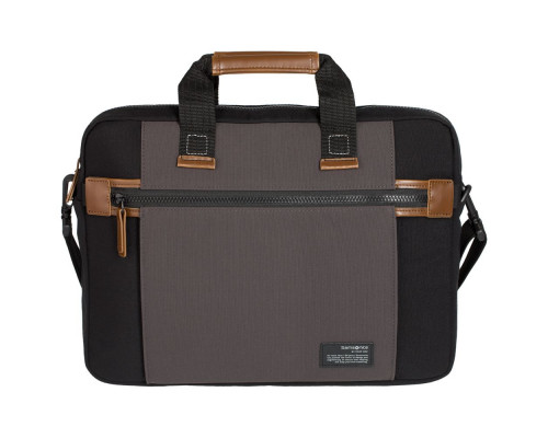 Сумка для ноутбука Sideways Laptop Bag, черная с серым