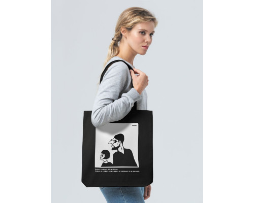 Холщовая сумка «Леон», черная