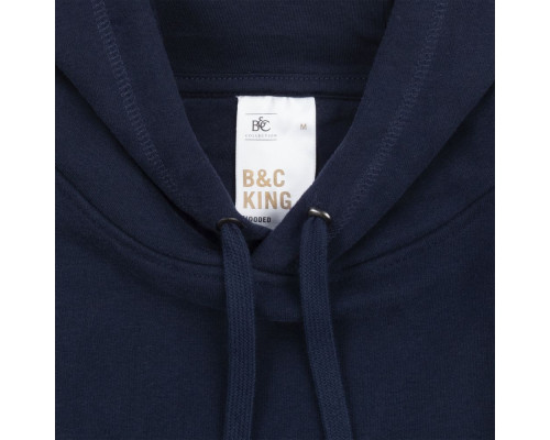 Толстовка с капюшоном унисекс King, белая