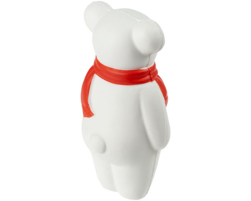 Сквиши-антистресс «Мишка», с красным шарфом